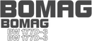 Bomag BW177D 3 Decal Set
