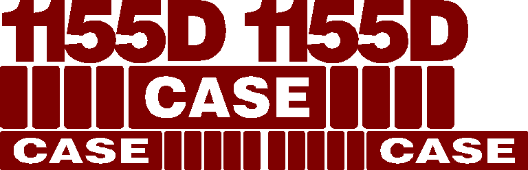 Case 1155D Decal Set