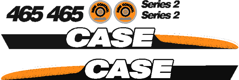 Case 465-2 Decal Set