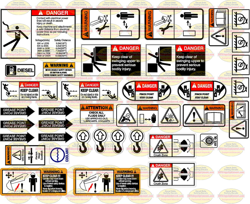 Case Mini Excavator Safety Set