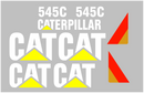 Caterpillar 545C Decal Set