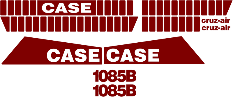 Case 1085B CRUZ-AIR Decal Set