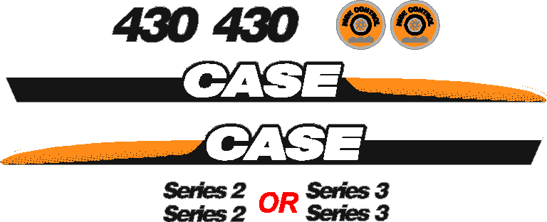 Case 420-3 Decal Set