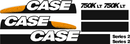 Case 750K LT Decal Set