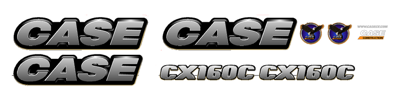 Case CX160C Decal Set
