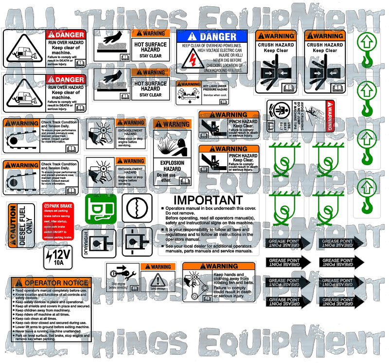 Case Dozer Safety Set