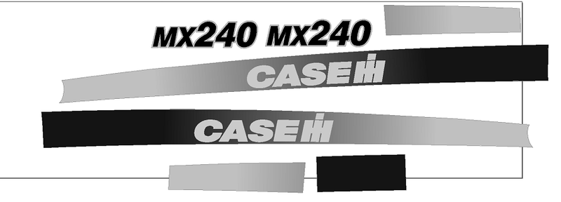 Case MX240 Decal Set