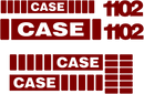 Case 1102 Decal Set
