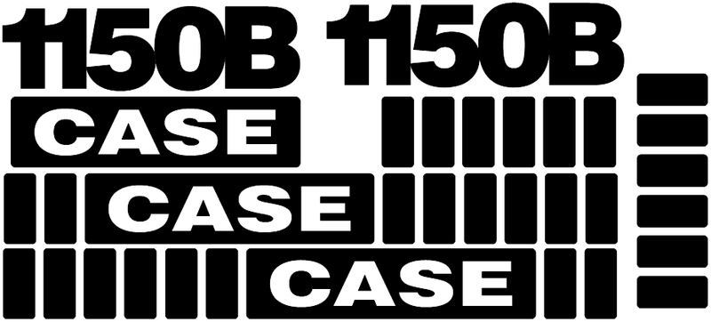 Case 1150B Decal Set