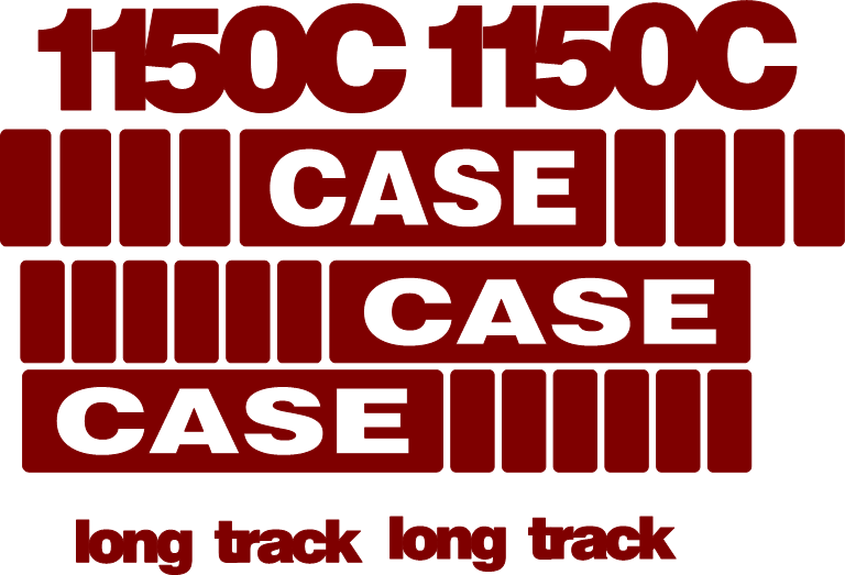 Case 1150C Decal Set
