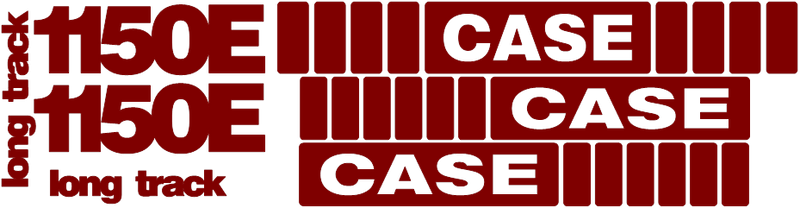 Case 1150E Decal Set