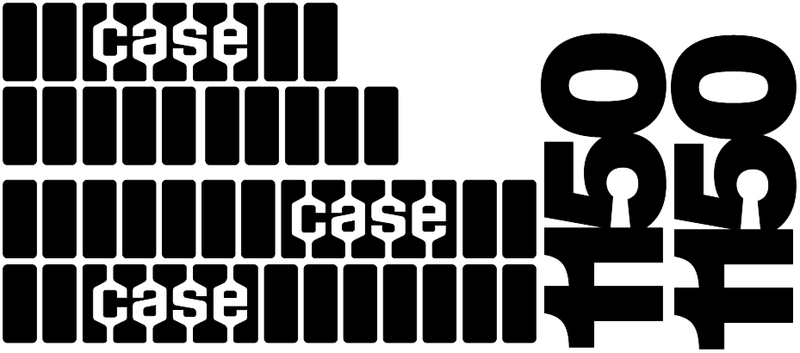 Case 1150 Decal Set