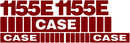 Case 1155E Decal Set