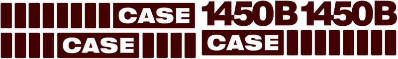 Case 1450B Decal Set