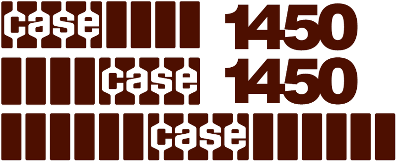 Case 1450 Decal Set
