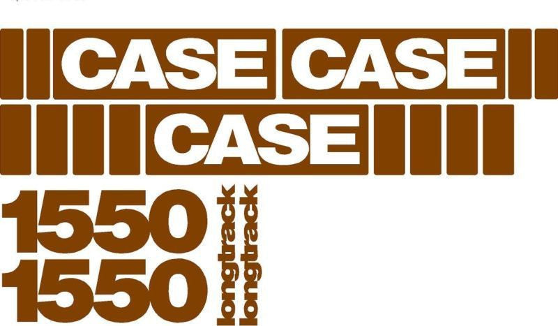 Case 1550 Decal Set