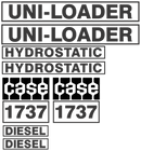 Case 1737 Decal Set