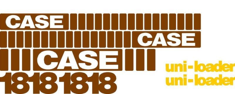 Case 1818 Decal Set