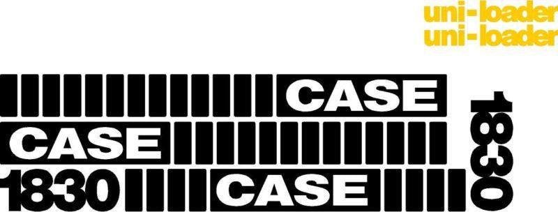 Case 1830 Decal Set