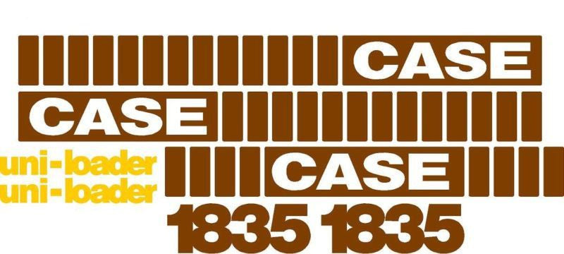 Case 1835 Decal Set