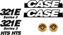 Case 321E Decal Set