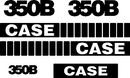 Case 350B Decal Set