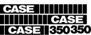 Case 350 Decal Set