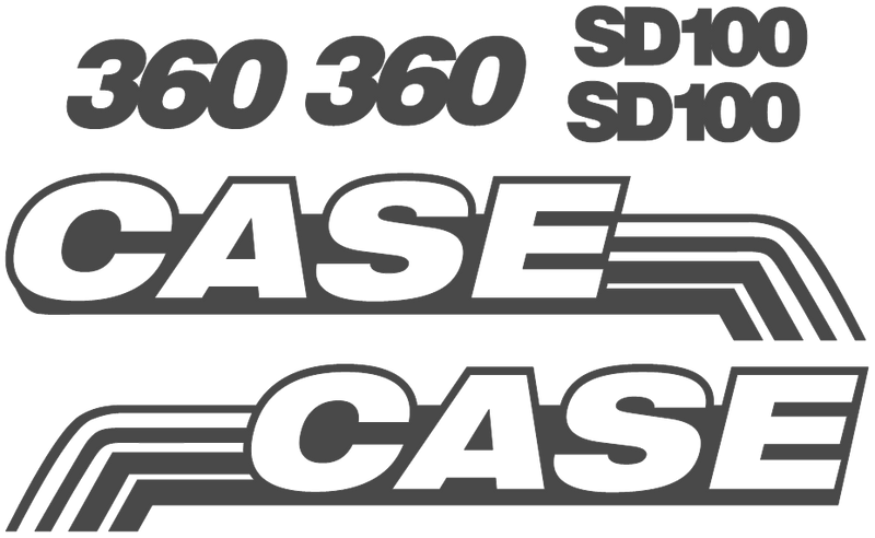 Case 360 Decal Set