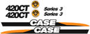 Case 420CT Decal Set