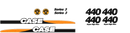 Case 440-3 Decal Set