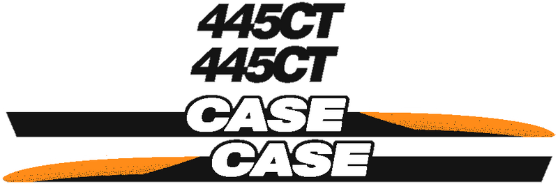 Case 445CT Decal Set