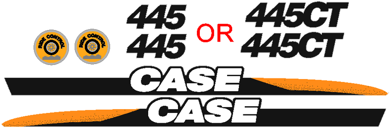 Case 445 Decal Set