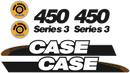 Case 450-3 Decal Set