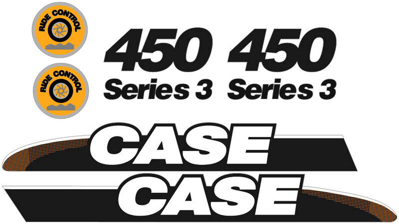Case 450-3 Decal Set