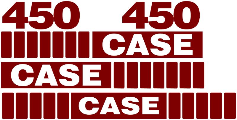 Case 450 Decal Set