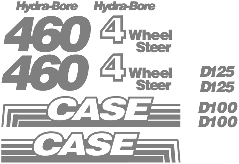 Case 460 Decal Set