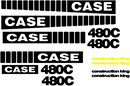 Case 480C Decal Set