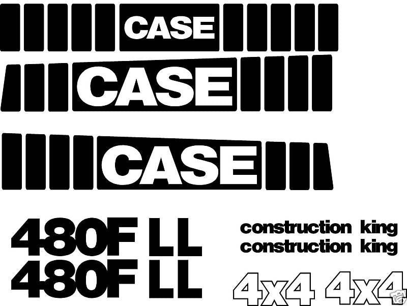 Case 480FLL Decal Set