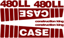 Case 480LL Decal Set