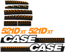 Case 521D XT Decal Set