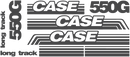 Case 550G LT Decal Set