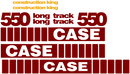 Case 550 Decal Set