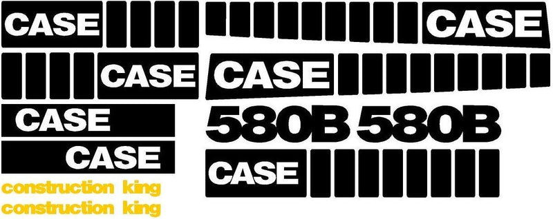 Case 580B Decal Set