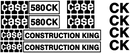 Case 580CK Decal Set