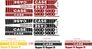 Case 580D Decal Set
