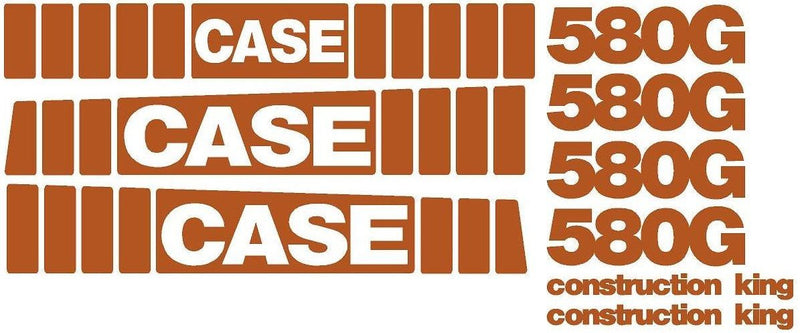 Case 580G Decal Set