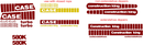Case 580K Decal Set