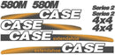 Case 580M II Decal Set
