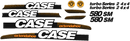 Case 580SM II Decal Set