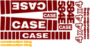 Case 584E Decal Set